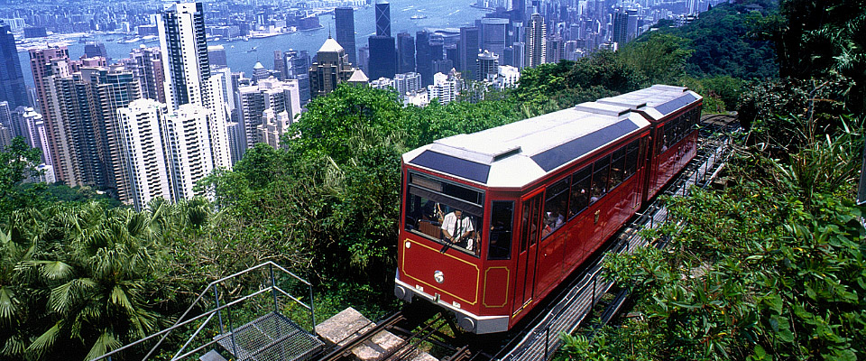 香港 太平山顶缆车