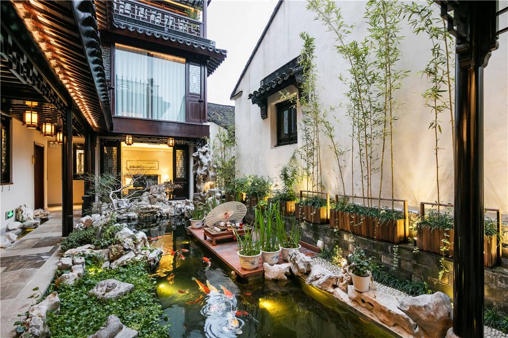 江苏苏州花筑同里古镇简园客栈