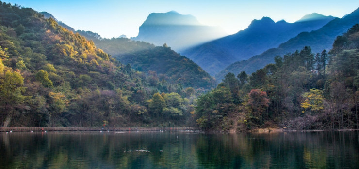 河南信阳金刚台国家地质公园猫耳峰景区